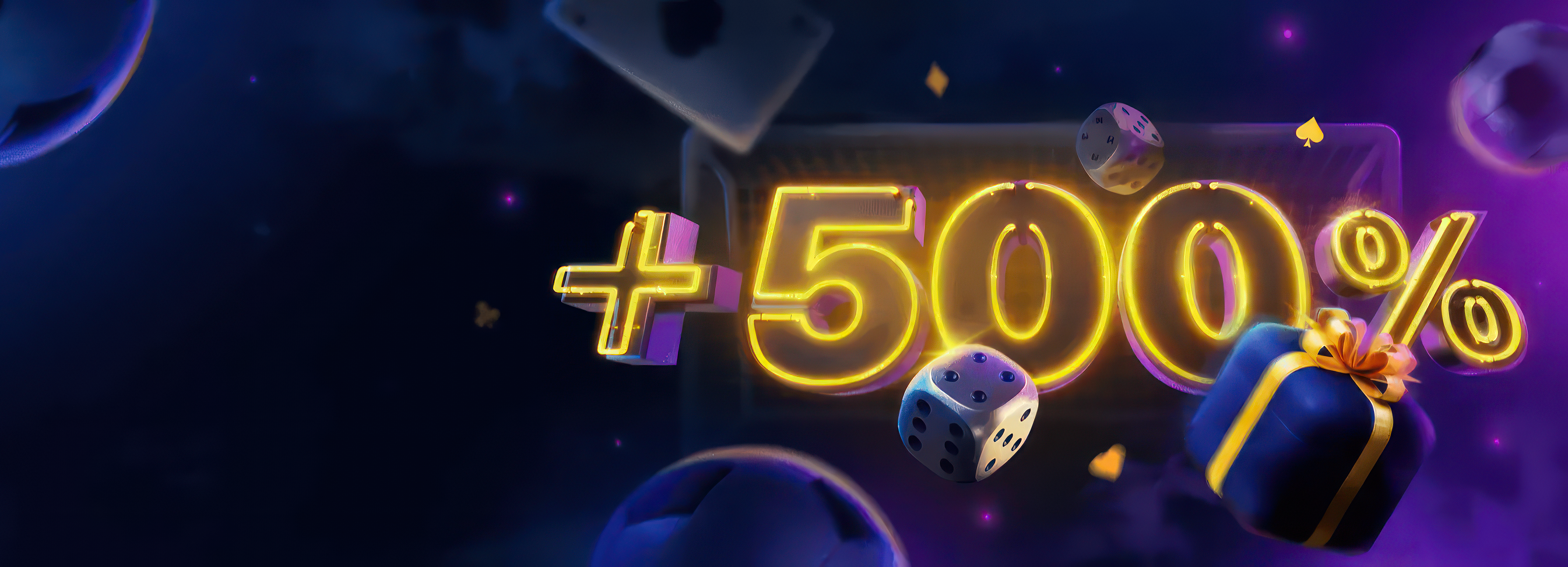 Consigue 500% en tu primer deposito